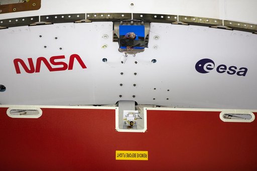 Artemis I Solar Array Wing, Prep for Installation - NASA Worm an