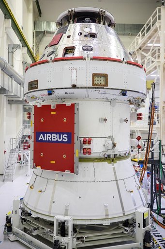 Artemis I Solar Array Wing, Prep for Installation - NASA Worm an