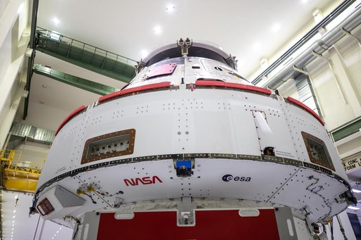 Artemis I Solar Array Wing, Prep for Installation - NASA Worm an