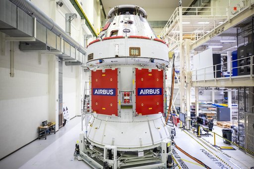Artemis I Solar Array Wing Installation