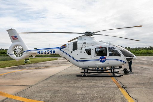 Arrival of New NASA(Airbus H135) Helicopters at KSC