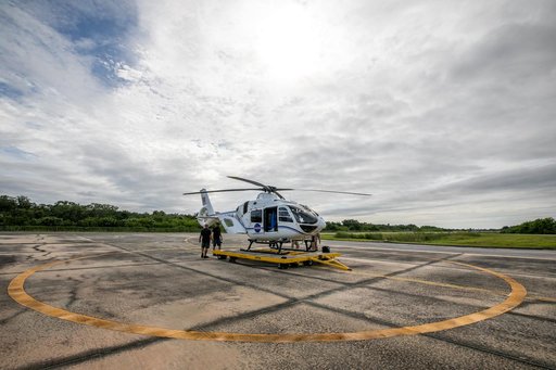 Arrival of New NASA(Airbus H135) Helicopters at KSC
