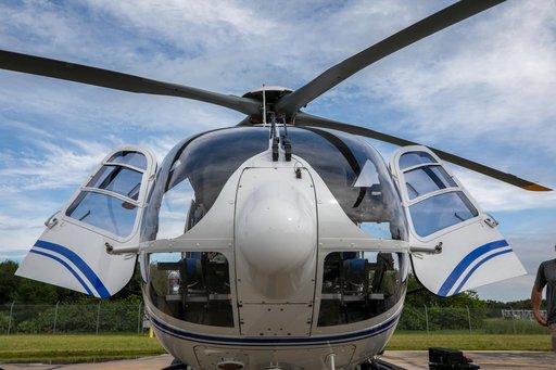 Arrival of New NASA(Airbus H135) Helicopters at KSC