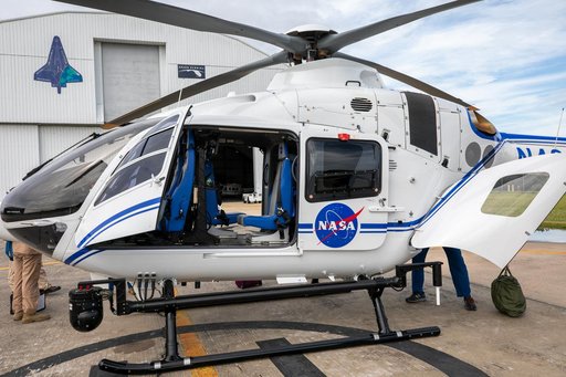 Arrival of New NASA(Airbus H135) Helicopters at KSC
