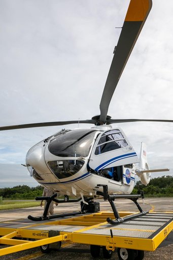 Arrival of New NASA(Airbus H135) Helicopters at KSC