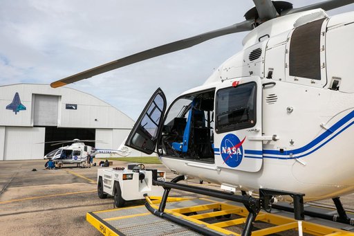 Arrival of New NASA(Airbus H135) Helicopters at KSC