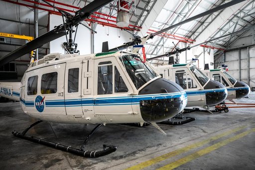 Arrival of New NASA(Airbus H135) Helicopters at KSC