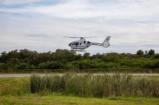 Arrival of New NASA(Airbus H135) Helicopters at KSC