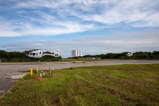 Arrival of New NASA(Airbus H135) Helicopters at KSC