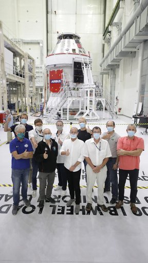Artemis I Solar Array Wing Installation