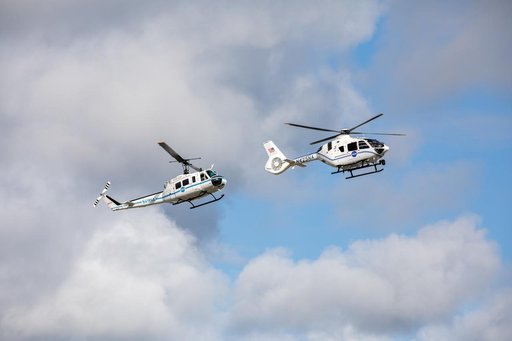 Helicopter Heritage Flight (Huey and H-135)
