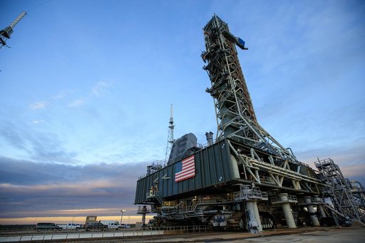 Mobile Launcher Roll Back to the VAB