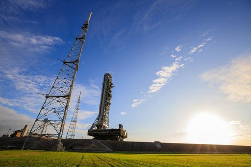 Mobile Launcher Roll Back to the VAB