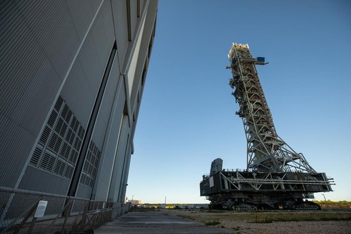 Mobile Launcher Roll Back to VAB