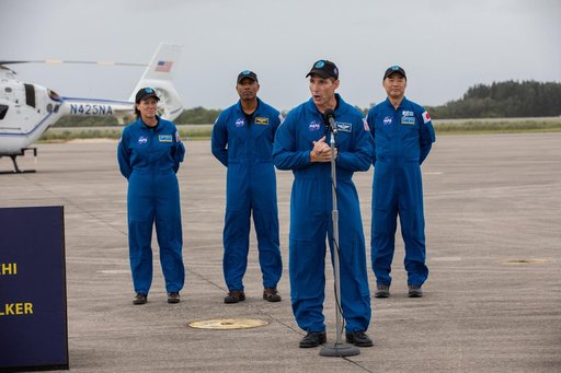 Crew-1 Astronaut Arrival