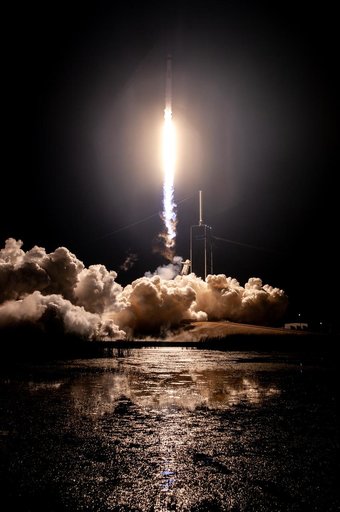 SpaceX Crew-1 Liftoff