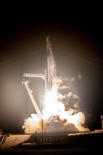 SpaceX Crew-1 Liftoff