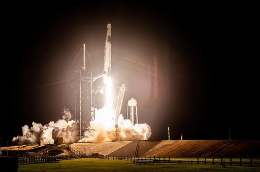 SpaceX Crew-1 Liftoff