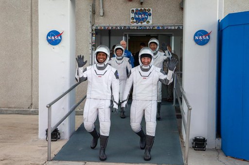 SpaceX Crew-1 Astronaut Walkout