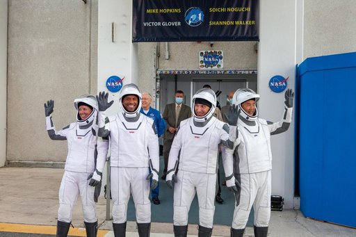 SpaceX Crew-1 Astronaut Walkout