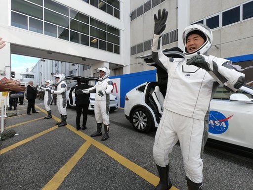 SpaceX Crew-1 Astronaut Walkout