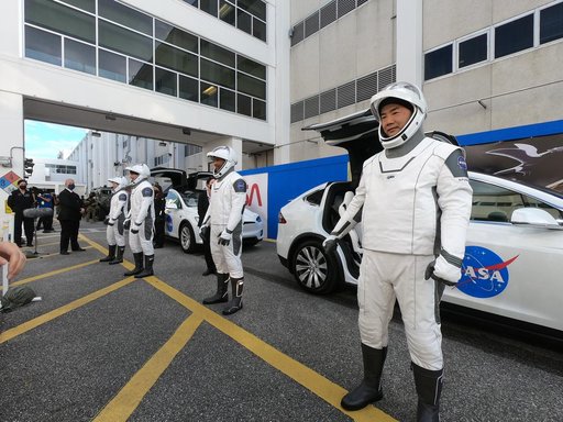 SpaceX Crew-1 Astronaut Walkout