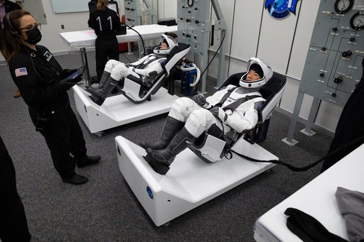 SpaceX Crew-1 Astronaut Suit-Up & Walkout