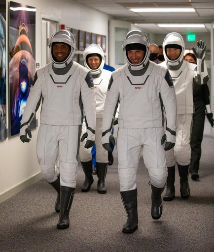 SpaceX Crew-1 Astronaut Suit-Up & Walkout
