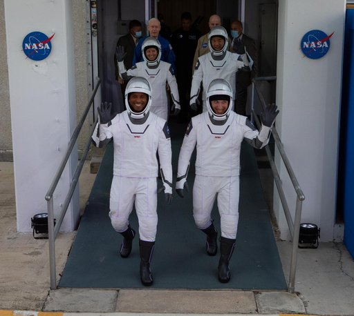 SpaceX Crew-1 Astronaut Suit-Up & Walkout