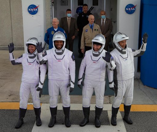SpaceX Crew-1 Astronaut Suit-Up & Walkout
