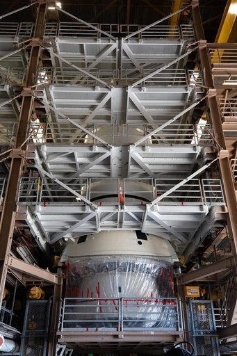 SLS Booster Segments in RPSF and Surge Facility