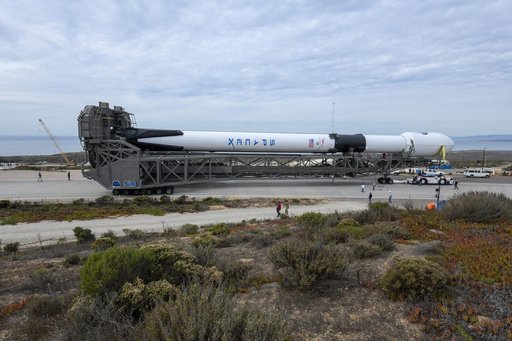 Sentinel-6 Rollout at SLC-4, VAFB
