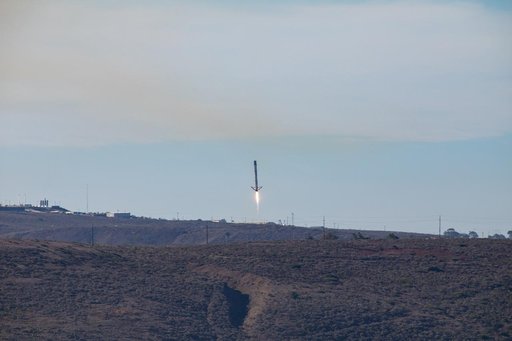 Sentinel-6 First Stage Booster Landing