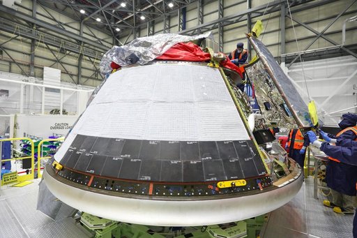 Boeing Starliner OFT-2 Back Shells Installation