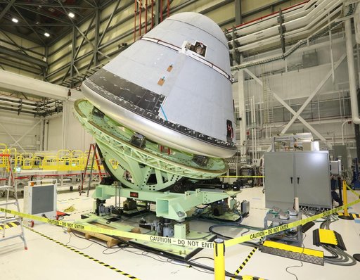 Boeing CST-100 Starliner Crew Module Weight and Center of Gravity Test