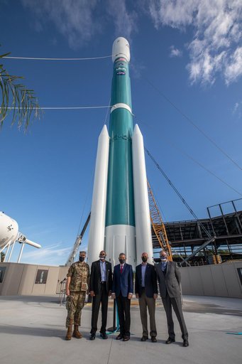Delta II Exhibit Ribbon Cutting Ceremony