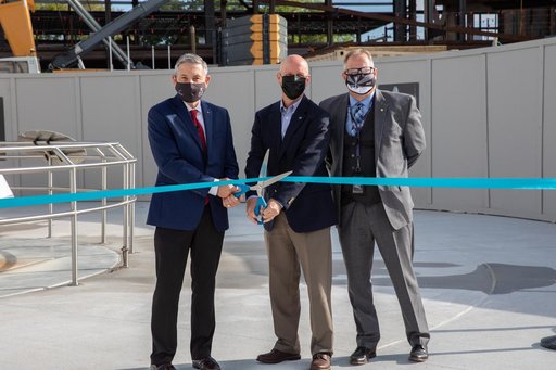 Delta II Exhibit Ribbon Cutting Ceremony