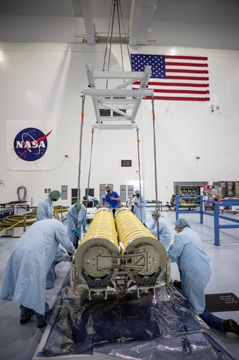 ISS Solar Array Arrival at KSC