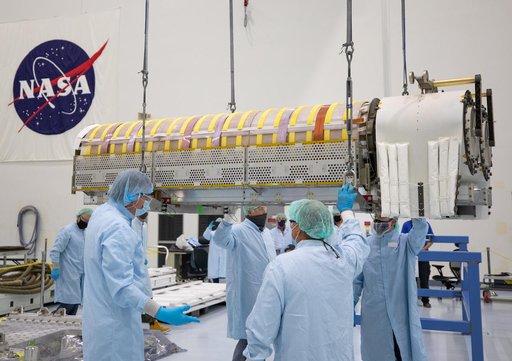ISS Solar Array Arrival at KSC