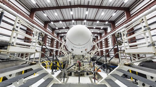 SpaceX Crew-2 Rollout at LC 39A
