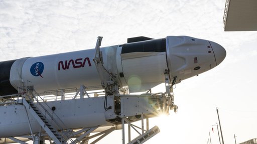 SpaceX Crew-2 Rollout at LC 39A