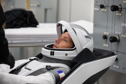SpaceX Crew-2 Astronaut Suit-Up