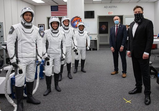 SpaceX Crew-2 Astronaut Suit-Up