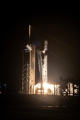 SpaceX Crew-2 Liftoff