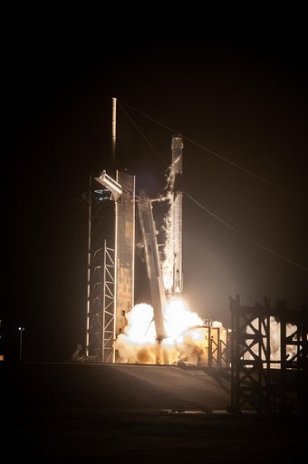 SpaceX Crew-2 Liftoff