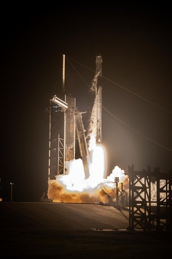 SpaceX Crew-2 Liftoff