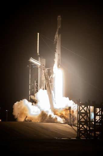 SpaceX Crew-2 Liftoff