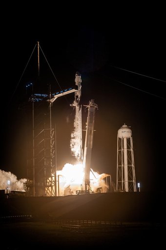 SpaceX Crew-2 Liftoff