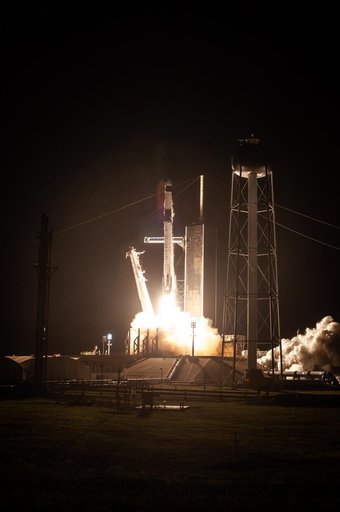 SpaceX Crew-2 Liftoff