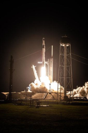 SpaceX Crew-2 Liftoff